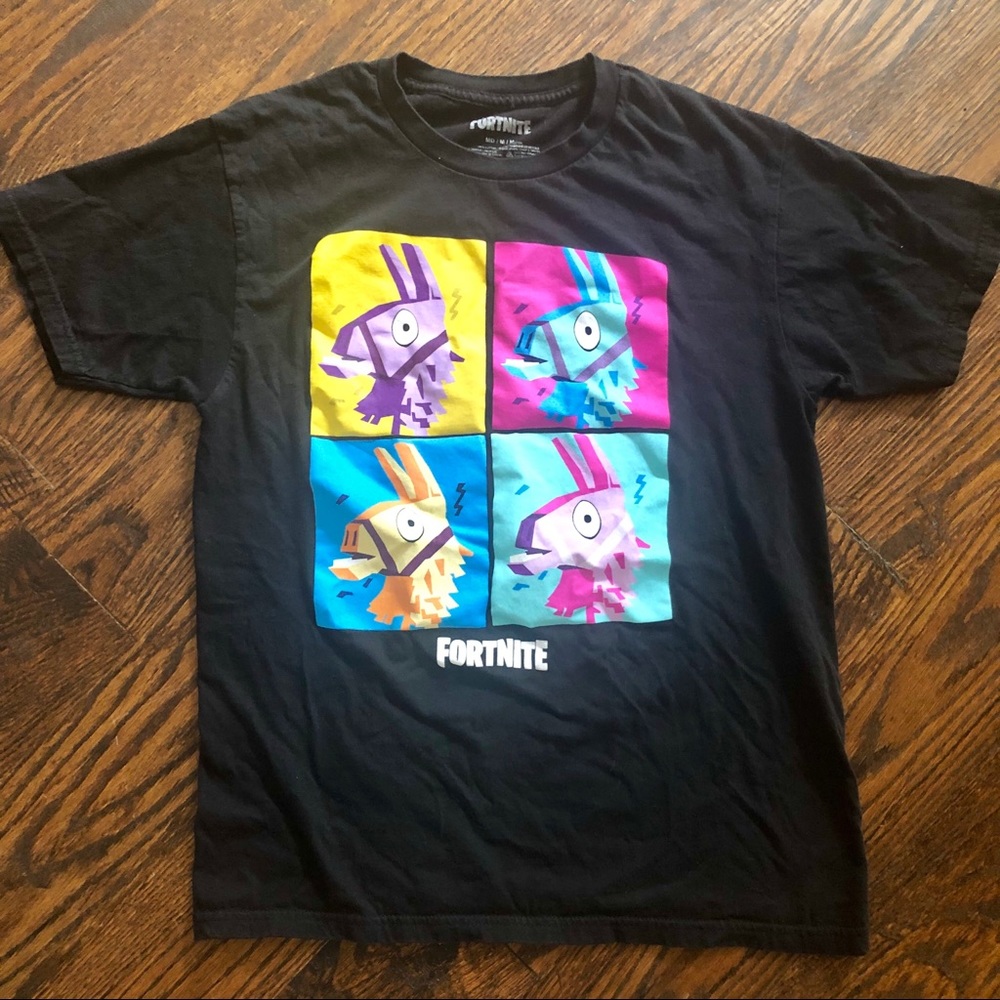 Fortnite Loot Llama Grid T-Shirt, Adult Medium